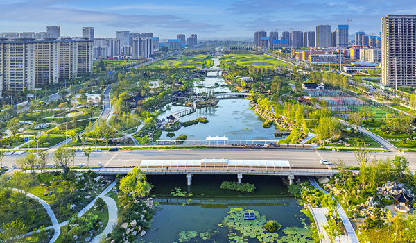 山東臨沂蘭溪公共綠地